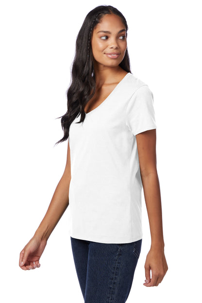 Hanes Perfect-T Women's Short Sleeve V-neck T-shirt - S04V