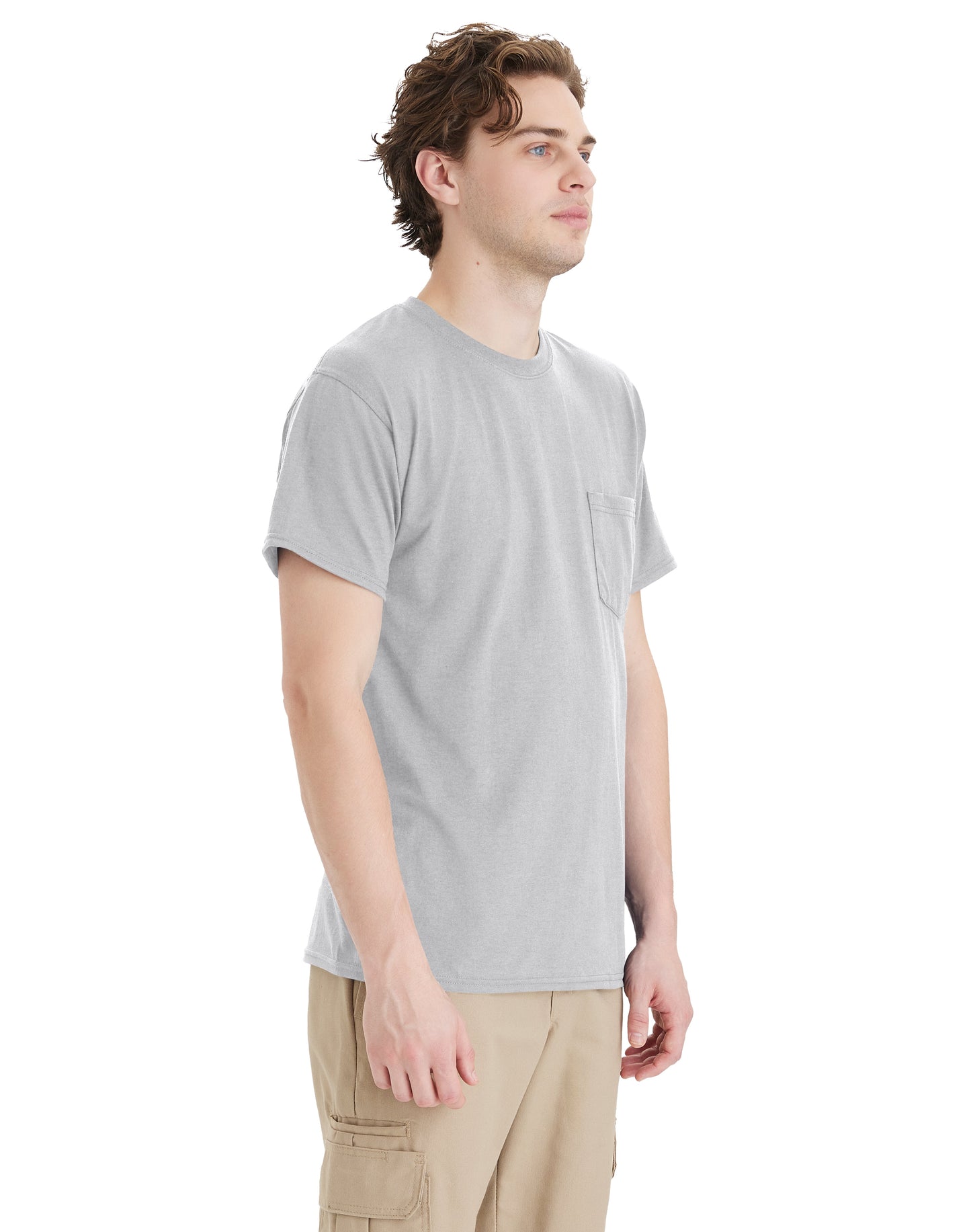 Hanes Workwear Short-Sleeve Pocket T-Shirt - W110