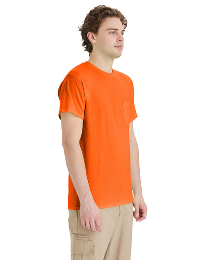 Hanes Workwear Short-Sleeve Pocket T-Shirt - W110