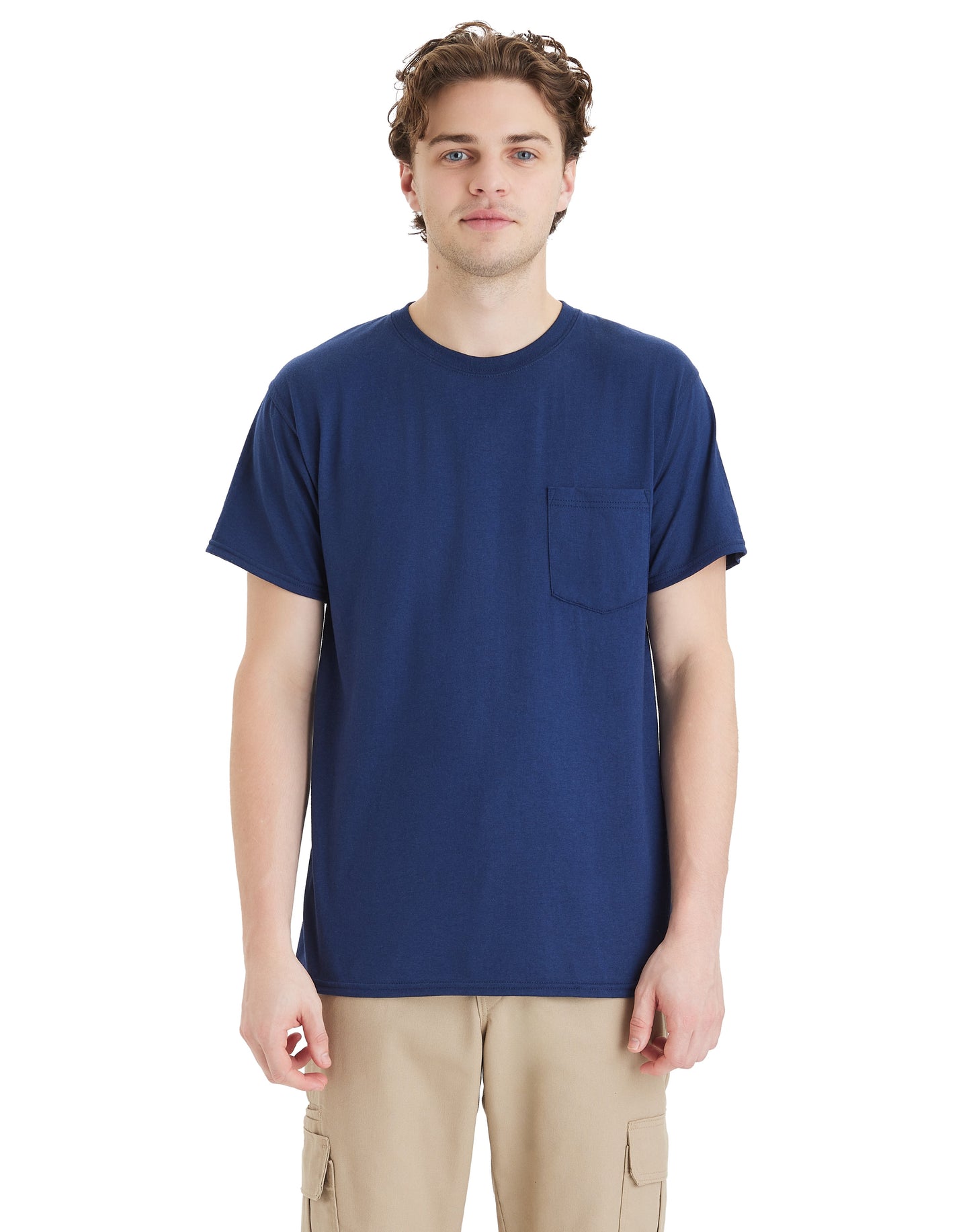 Hanes Workwear Short-Sleeve Pocket T-Shirt - W110