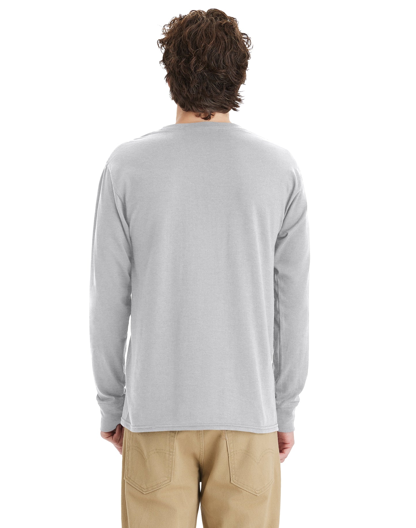 Hanes Workwear Long-Sleeve Pocket T-Shirt - W120