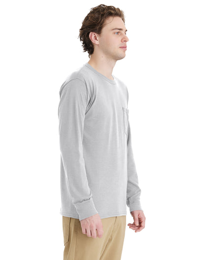 Hanes Workwear Long-Sleeve Pocket T-Shirt - W120