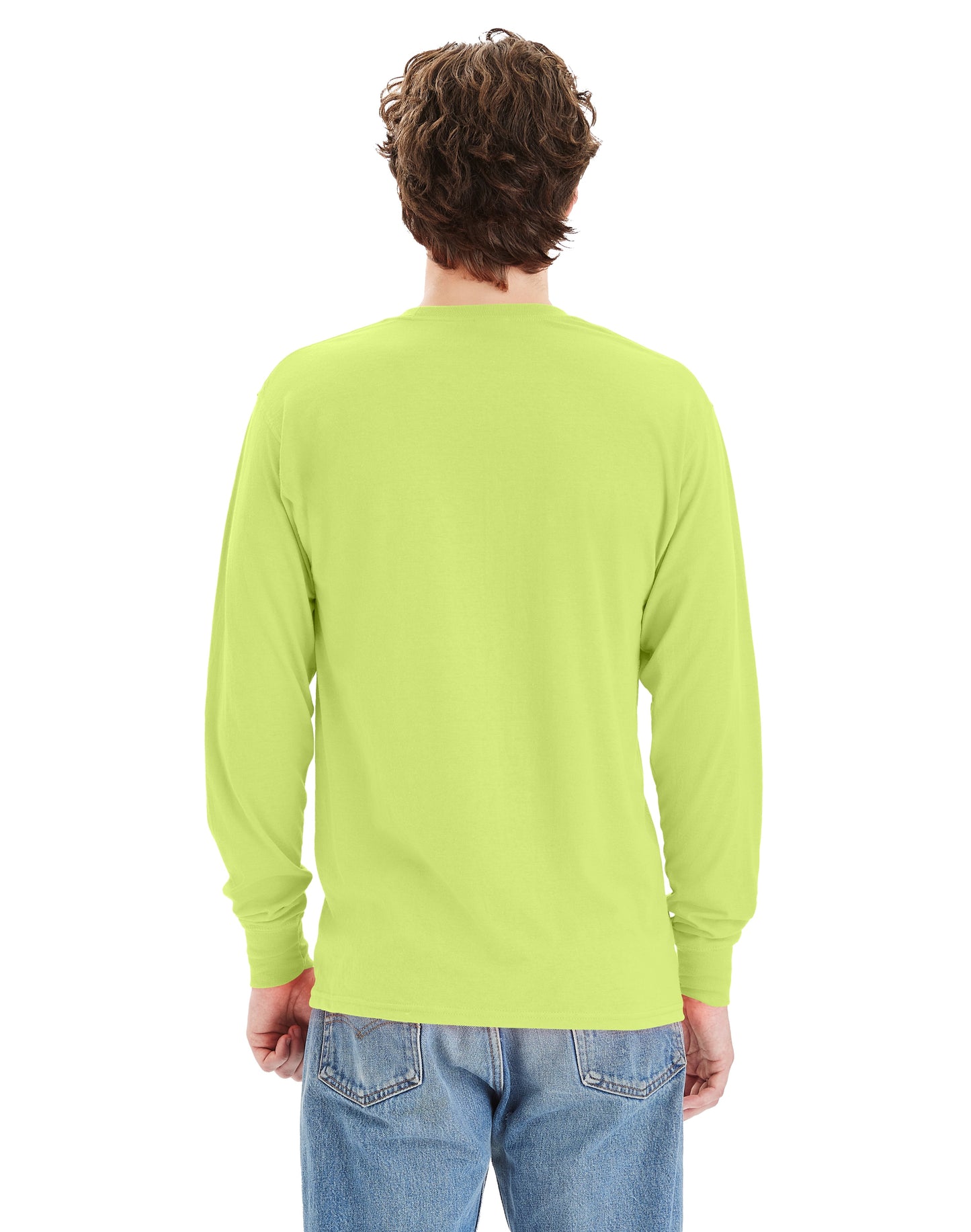 Hanes Workwear Long-Sleeve Pocket T-Shirt - W120