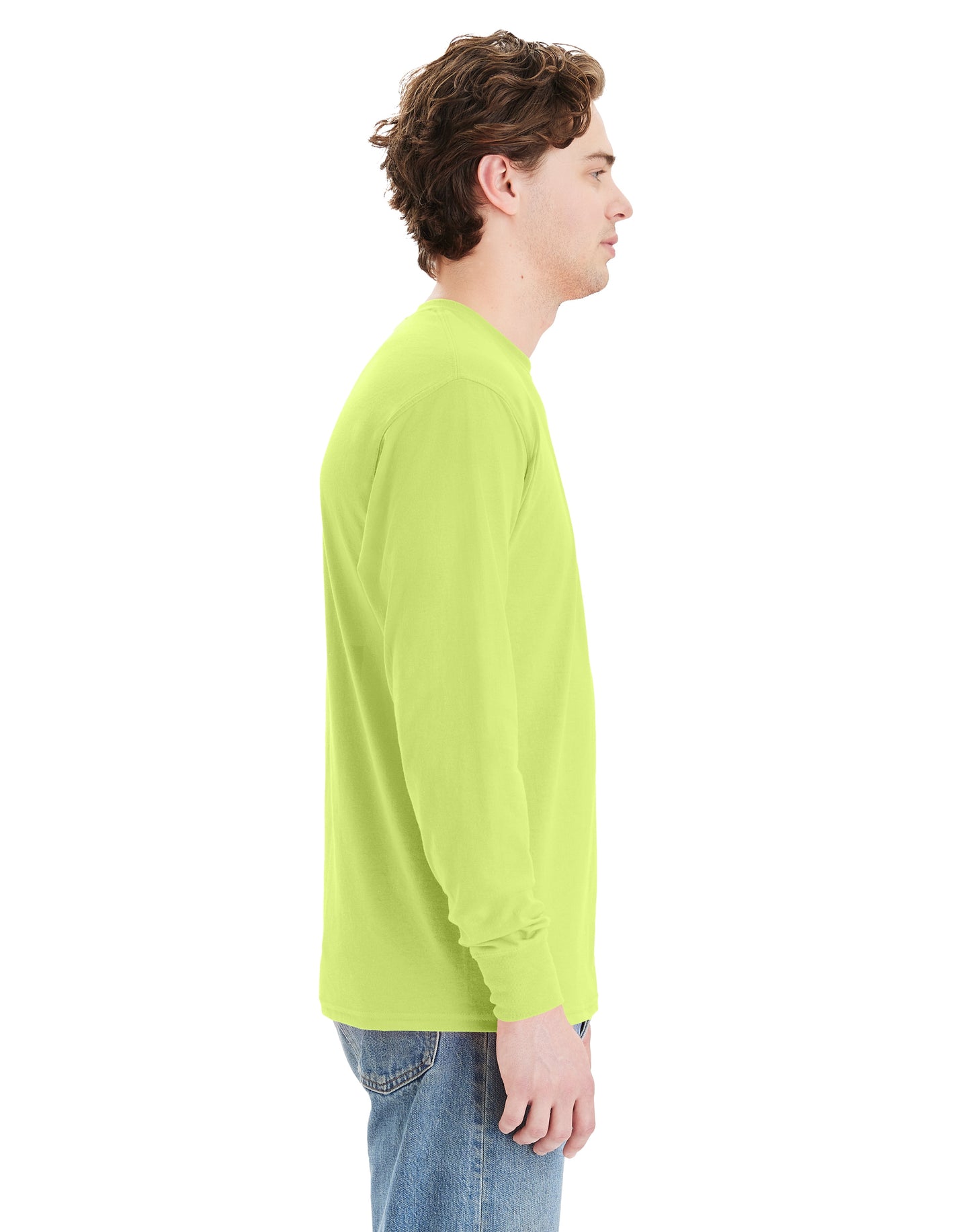 Hanes Workwear Long-Sleeve Pocket T-Shirt - W120