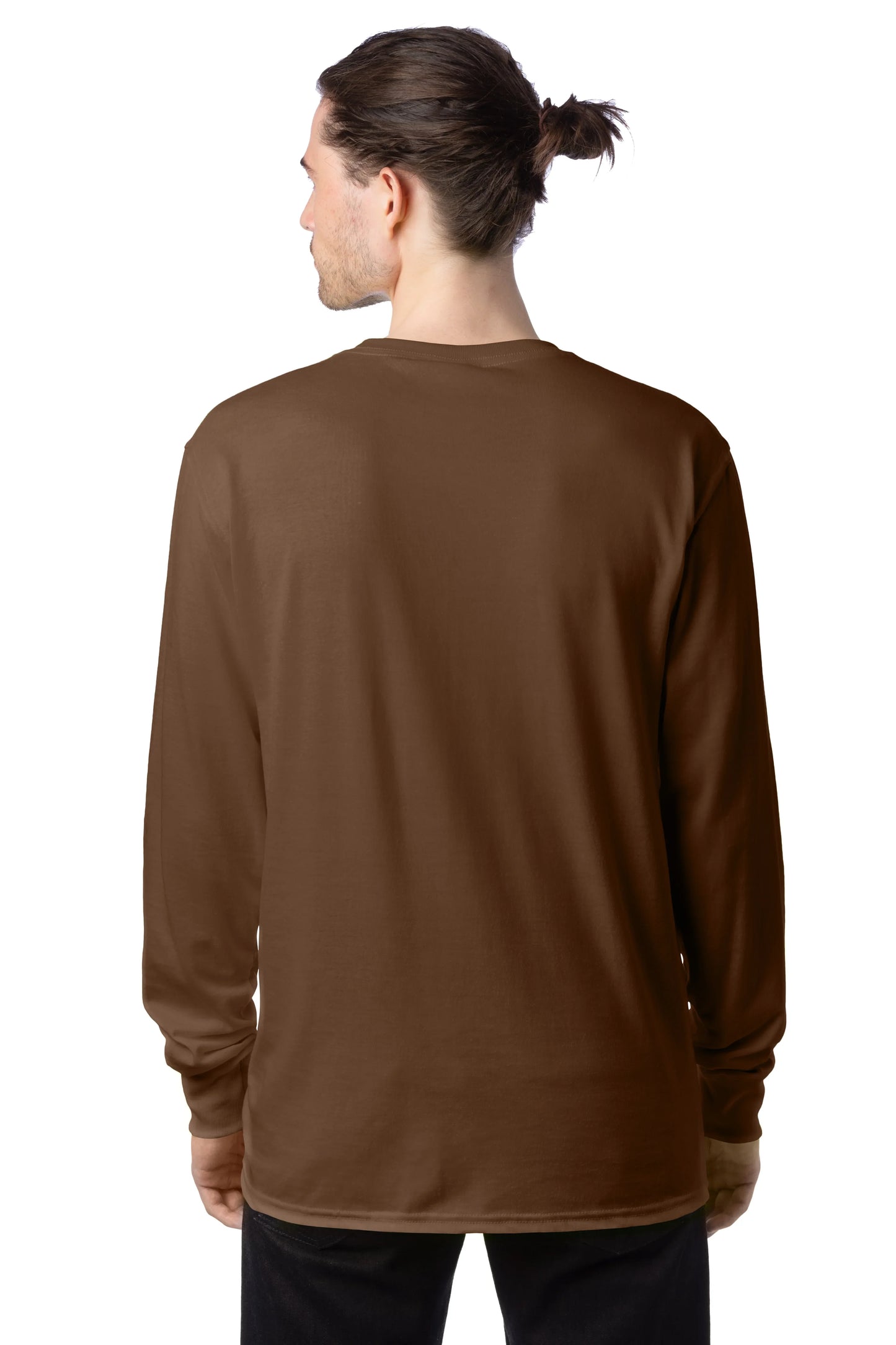 Hanes Workwear Long-Sleeve Pocket T-Shirt - W120