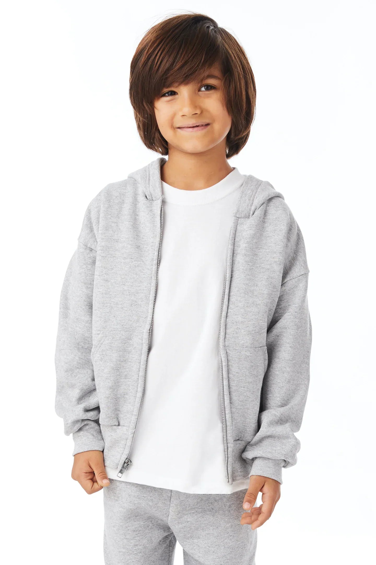 Hanes EcoSmart Full-Zip Fleece Hoodie - P480