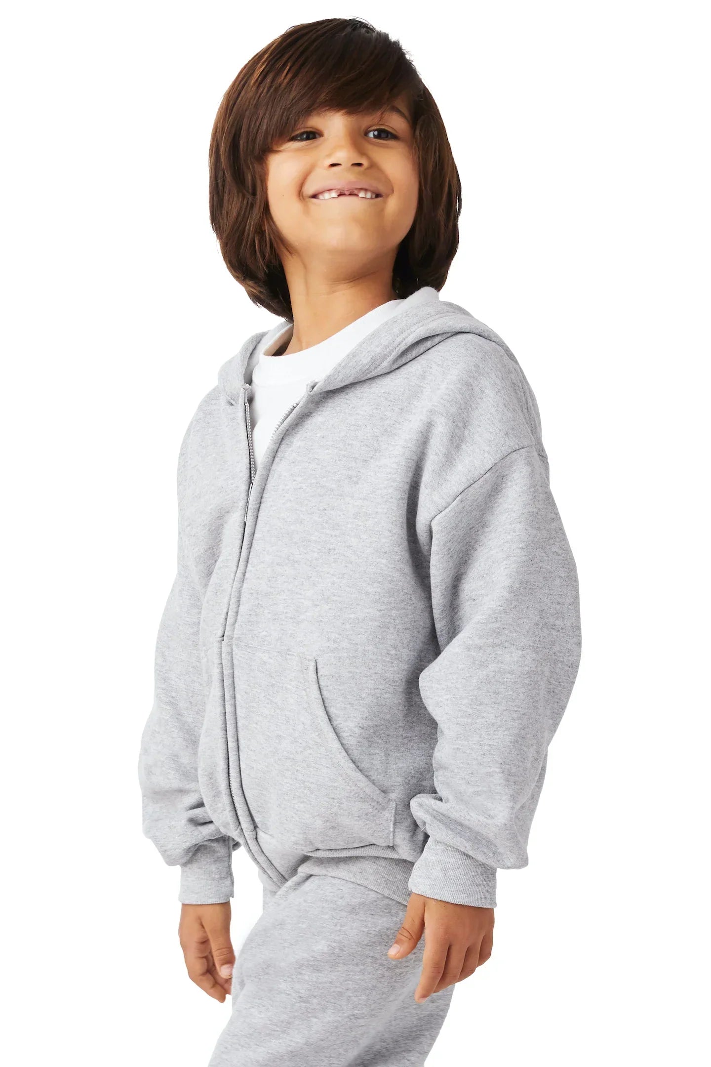 Hanes EcoSmart Full-Zip Fleece Hoodie - P480