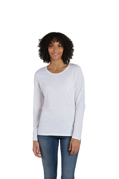 Hanes Perfect-T Women's Long Sleeve Scoopneck T-shirt - S04LS