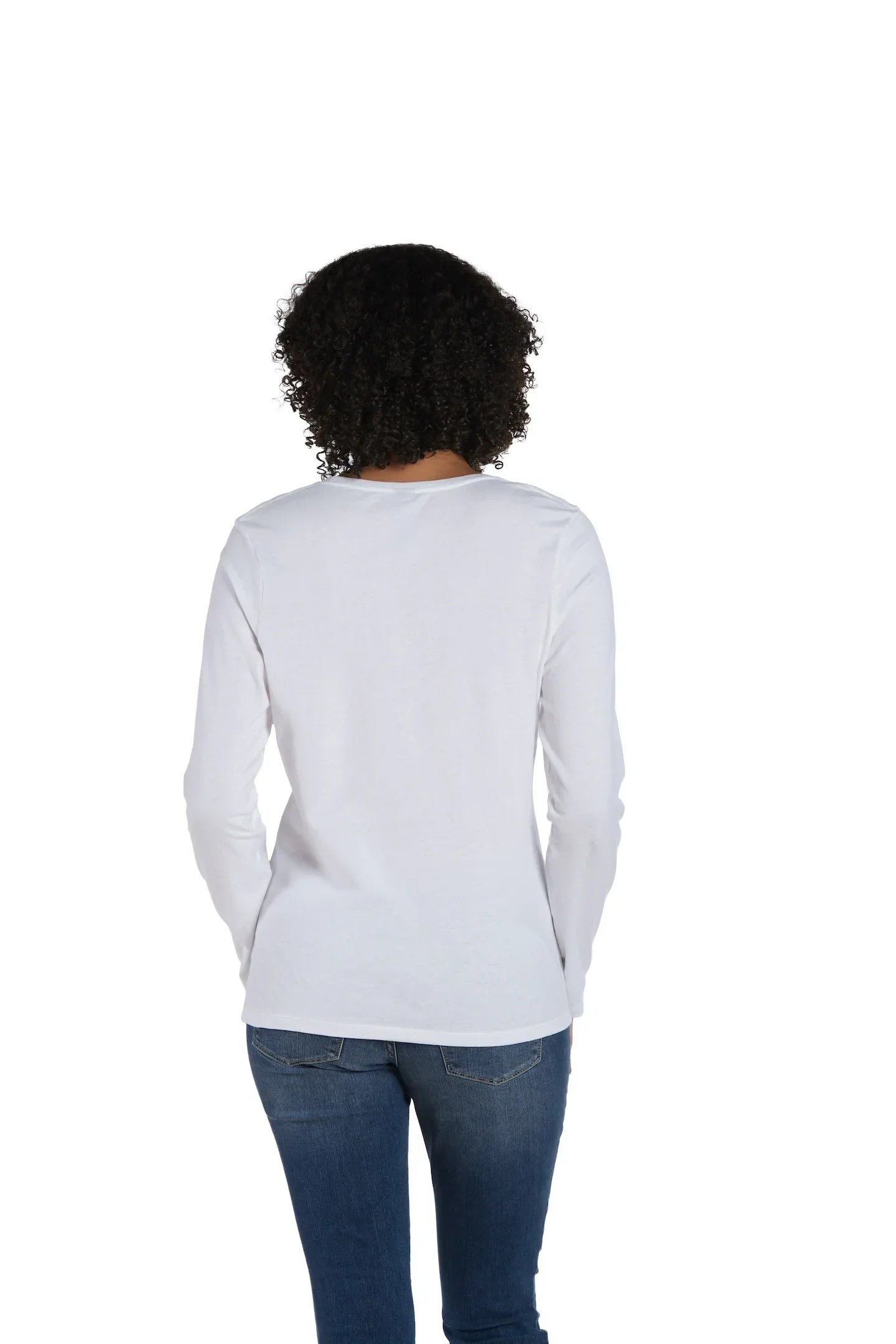 Hanes Perfect-T Women's Long Sleeve Scoopneck T-shirt - S04LS